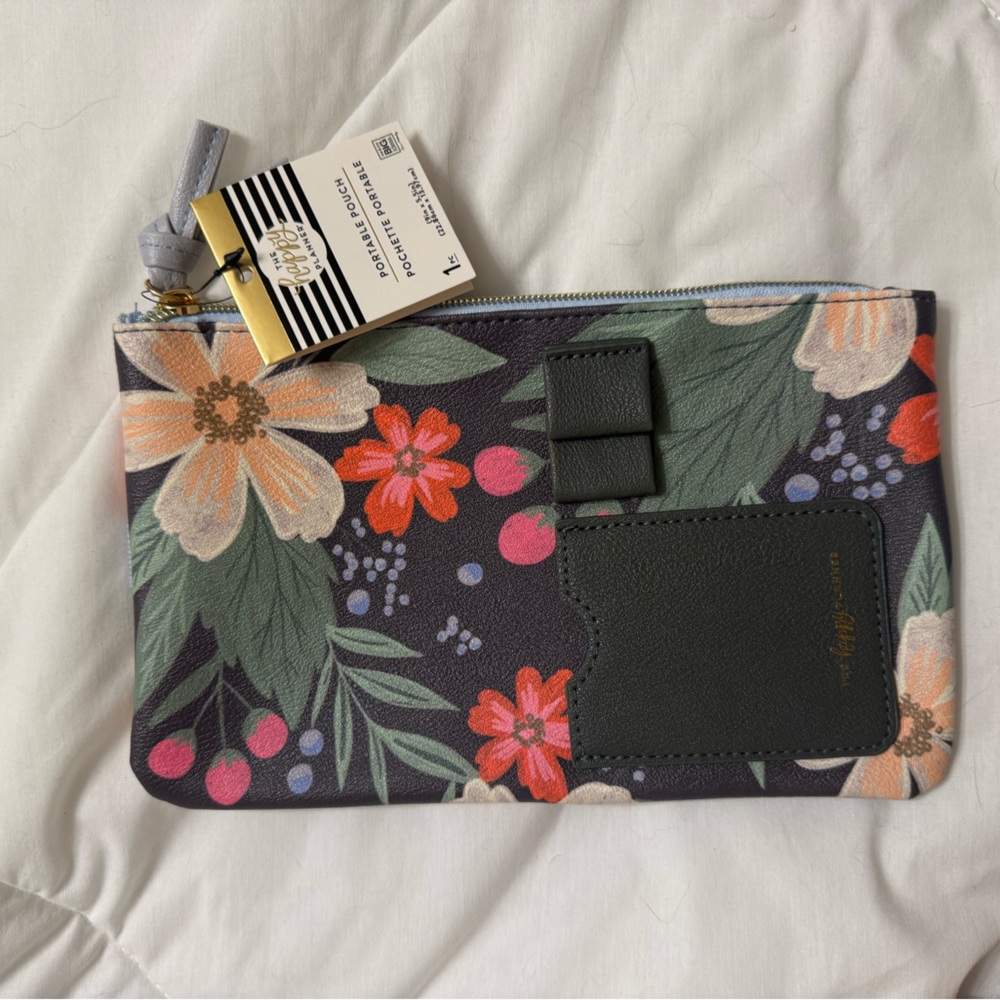 Seasonal Floral Zip Pouch by The Happy Planner